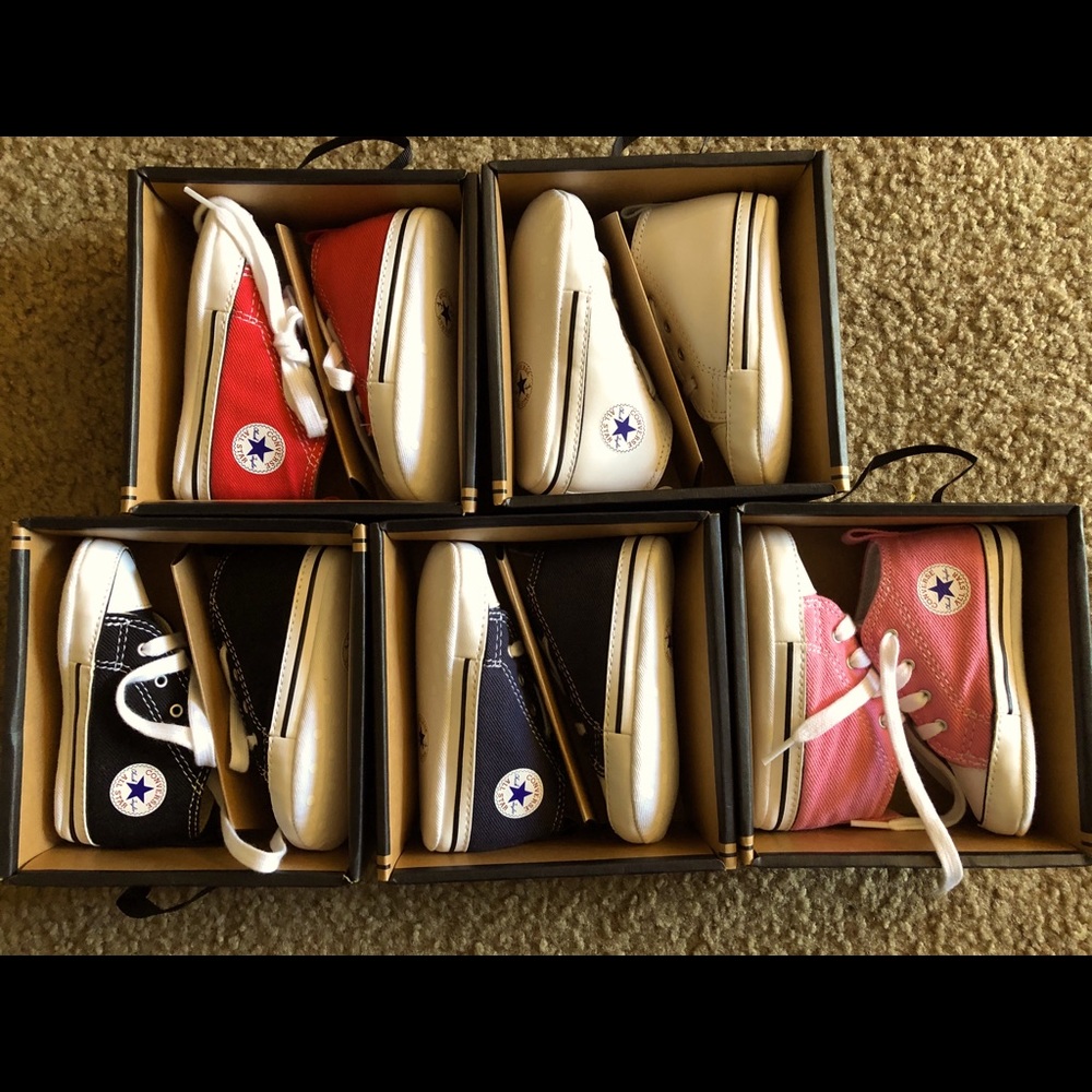 Converse crib high tops